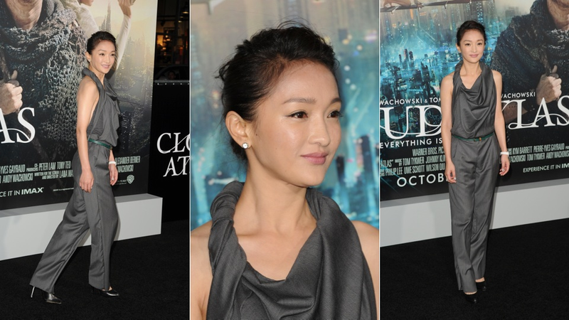 Illustration for article titled Trendy Trousers and Ridiculously Beautiful Skin at the Cloud Atlas Premiere
